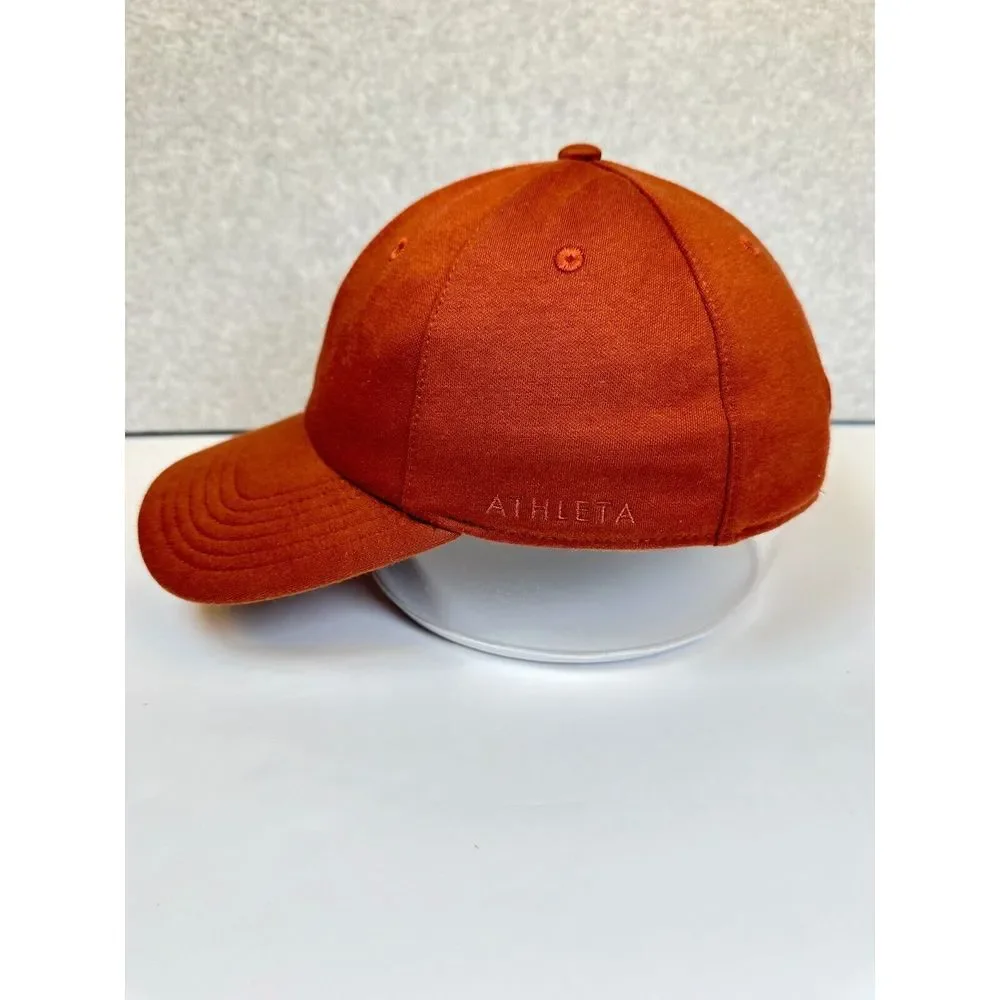 Athleta Triumph Kinetic Baseball Cap‎ Osfm Adjustable Hat Orange 853690